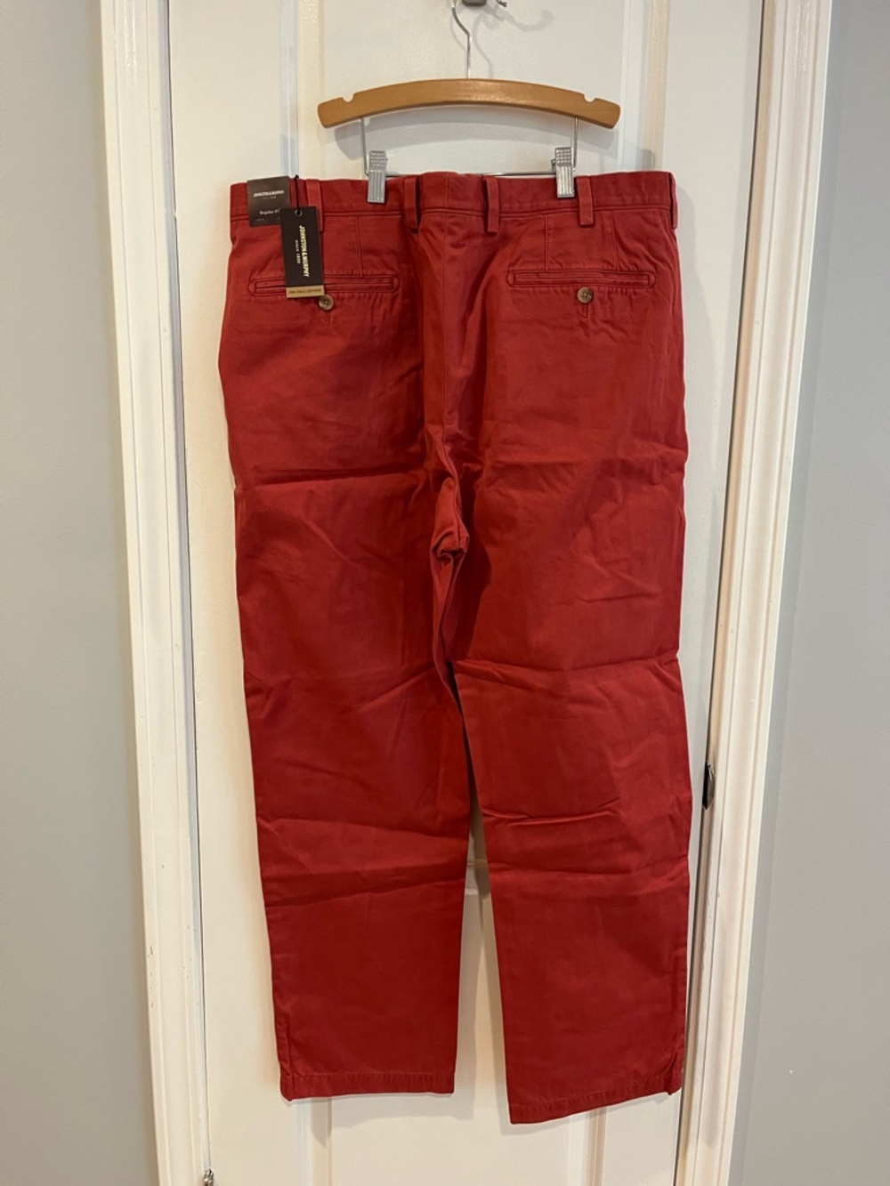 Johnston & Murphy Red Chino Pants - Picture 6 of 8